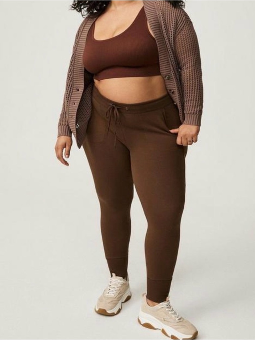 Torrid 3(3X)(22-24) Premium Jogger Full Length 27” Ins. Pockets Drawstring Waist